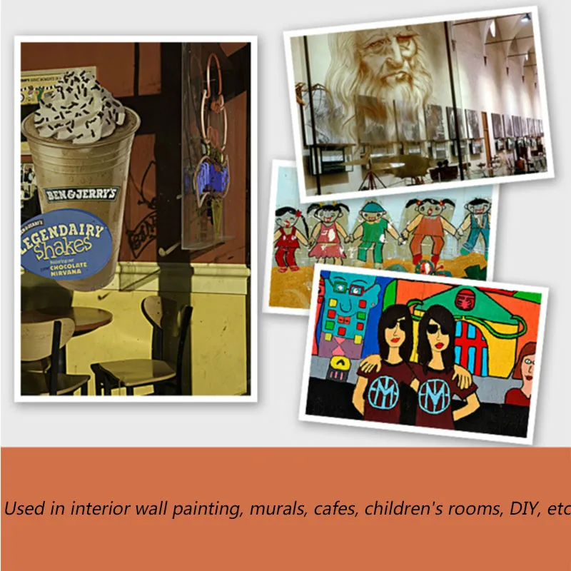 Rich Acrylic Pigment 24 Color Suit Beginner Painting Graffiti Wall Painted Paints Pigments Paint Set | Канцтовары для офиса и