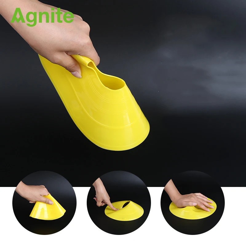 Agnite 5x PE профессиональные дисковые конусы оптом спортивные футбольные Баскетбол волейбол скорость тренировки развлечения аксессуары