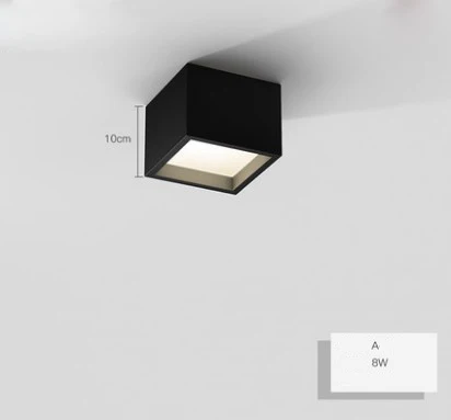 LED Современные Геометрические Железные Акриловые DIY Комбинации Светодиодные Лампы.Светодиодные Светильники.Люстры Потолочные.Светильники Потолочные Светильники.Светильник Потолочный Светильник Для и Спальни - Цвет корпуса: A black