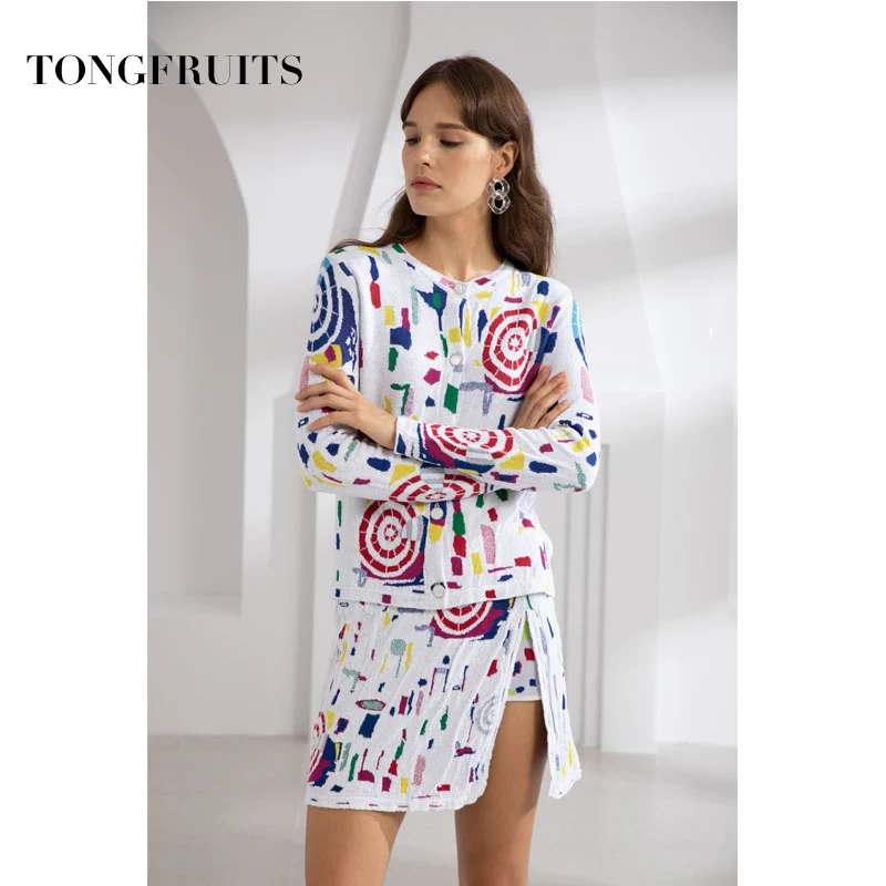 Модный повседневный костюм женский рубашка с длинным рукавом и О образным