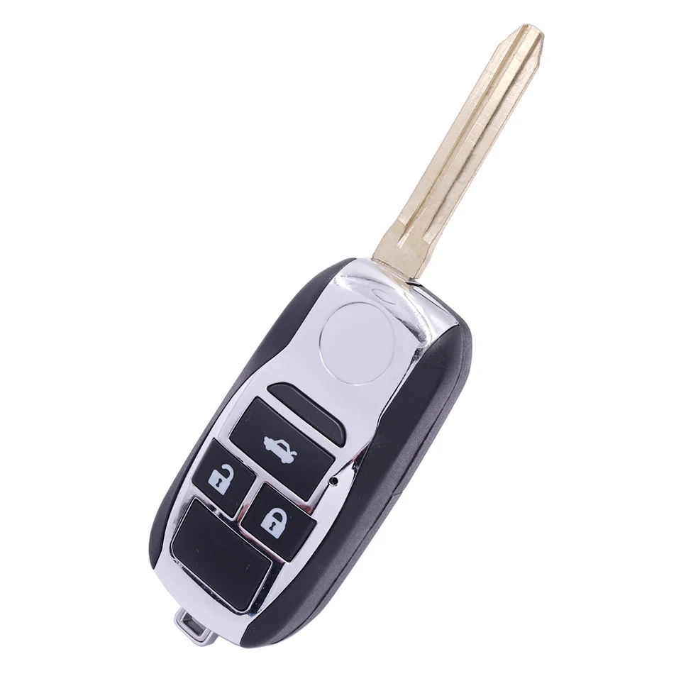 3 кнопки Porsche модели Стайлинг Модифицированная замена флип складной пульт