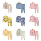 Детская Пижама для мальчиков и девочек Susi  Rita, Хлопковая пижама с длинными рукавами на осень и зиму, 2019