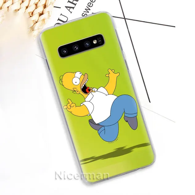 09 Чехол для телефона для samsung Galaxy S10e S10 S8 S9 плюс S6 S7 край A40 A50 A70 M20 крышка Гомер J. Симпсон жесткий поликарбонатный чехол - Цвет: 09