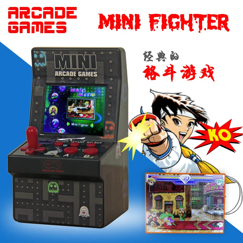CoolBaby мини аркадная игра Ретро машины для 220 классических ручных видеоигр