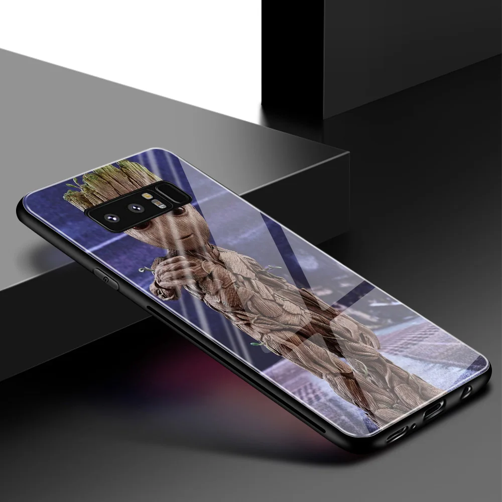 Новый чехол для samsung S9 милый стеклянный Galaxy Note 8 9 10 S8 S10 Plus lite|Бамперы| |