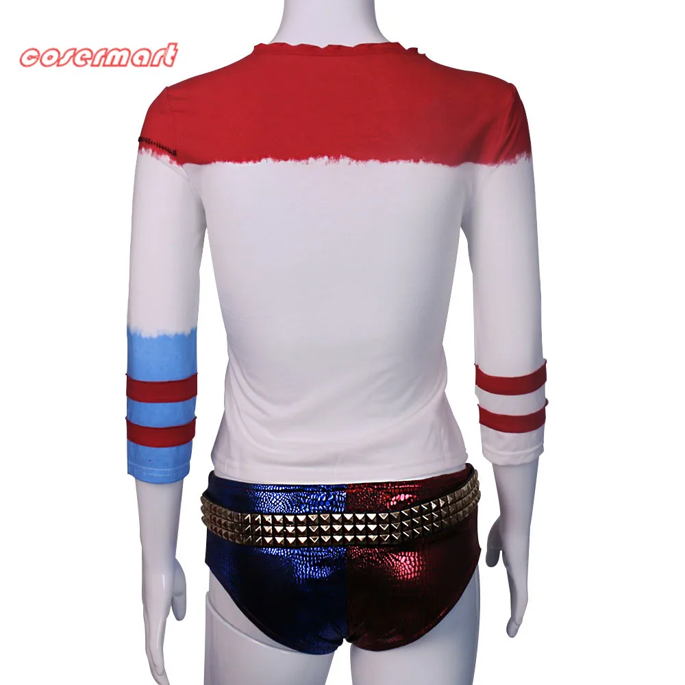 2016 косплей из фильма Отряд Самоубийц Harley Quinn футболка Daddy Lil Monster без отверстий