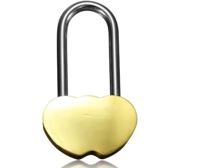

New Padlock Love Lock Engraved Double Heart Valentines Anniversary Day Gifts 1000pcs/lot
