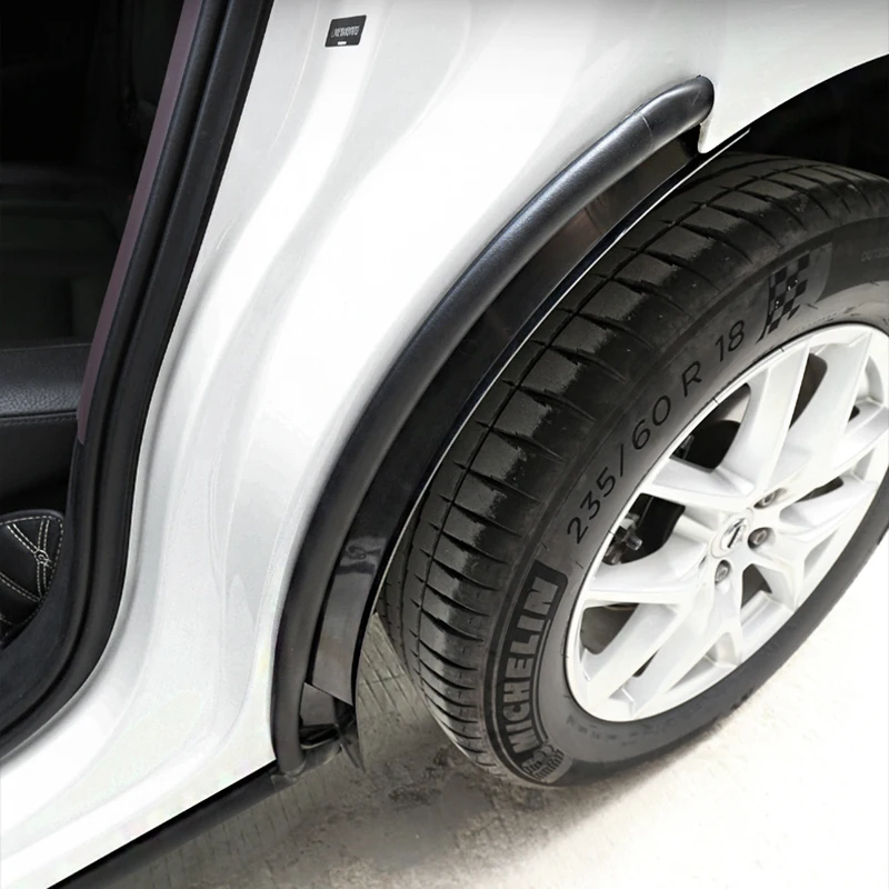 Автомобильные аксессуары 2 шт. подходит для Volvo XC60- матового пластика черного цвета тыльная Грязь Брызговики автомобильные брызговики брызговик