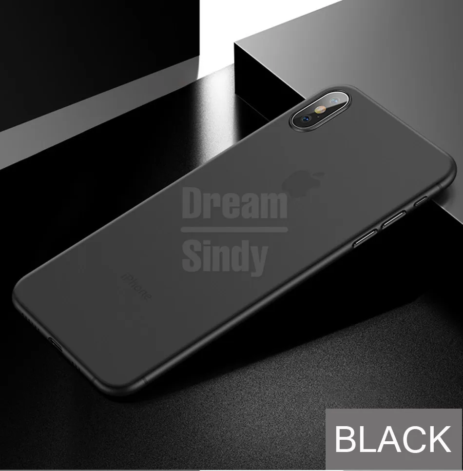 Ультратонкий матовый чехол 0,26 мм для айфон IPhone 7 8 6 6s XR XS Max X чехол для IPhone XS XR X 6 7 8 Plus противоударный Cas
