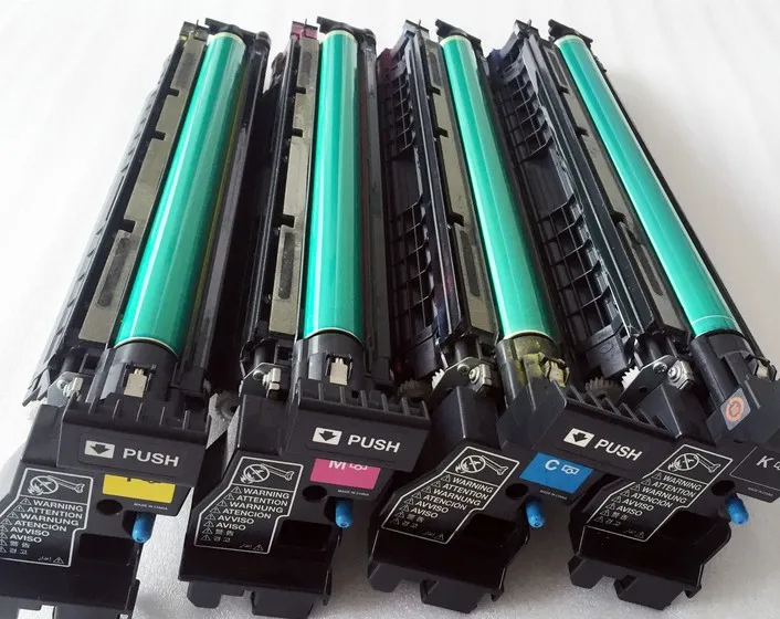 4x IU212 KCYM полноразмерный барабанный комплект разработчик блока для Konica Minolta bh Develop