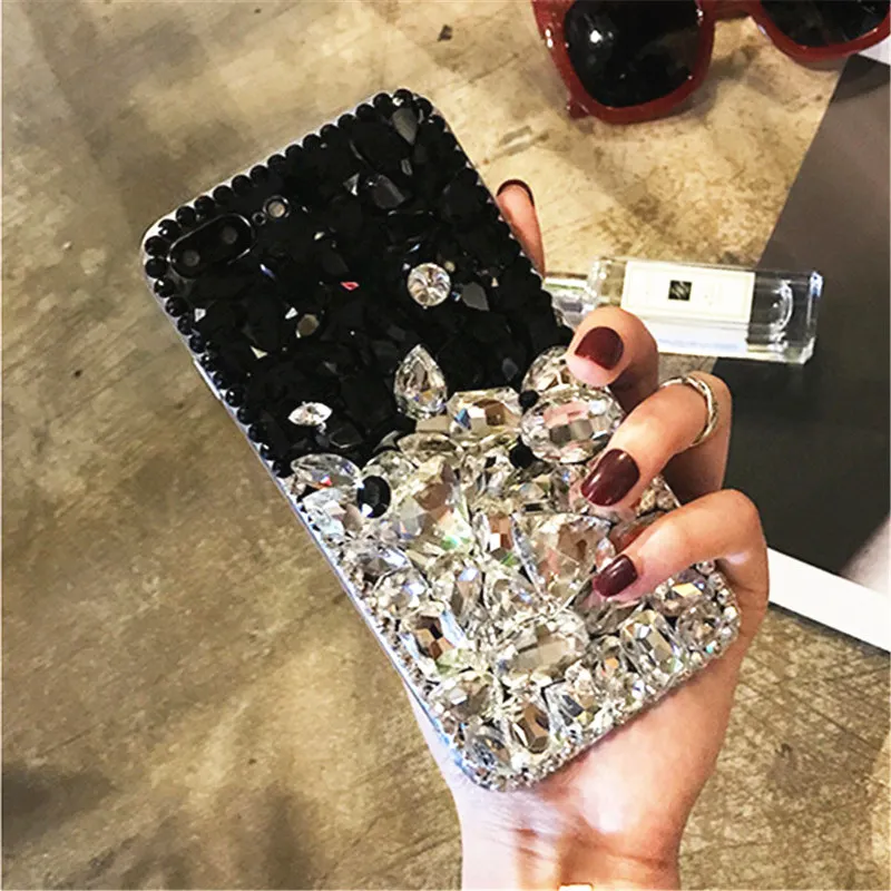 For Xiaomi A1 A2 lite Mi 8 redmi 6A Note 5 6 7 Pro Luxury Diamond rhinestone soft Phone case Bling Glitter Back Cover coque |