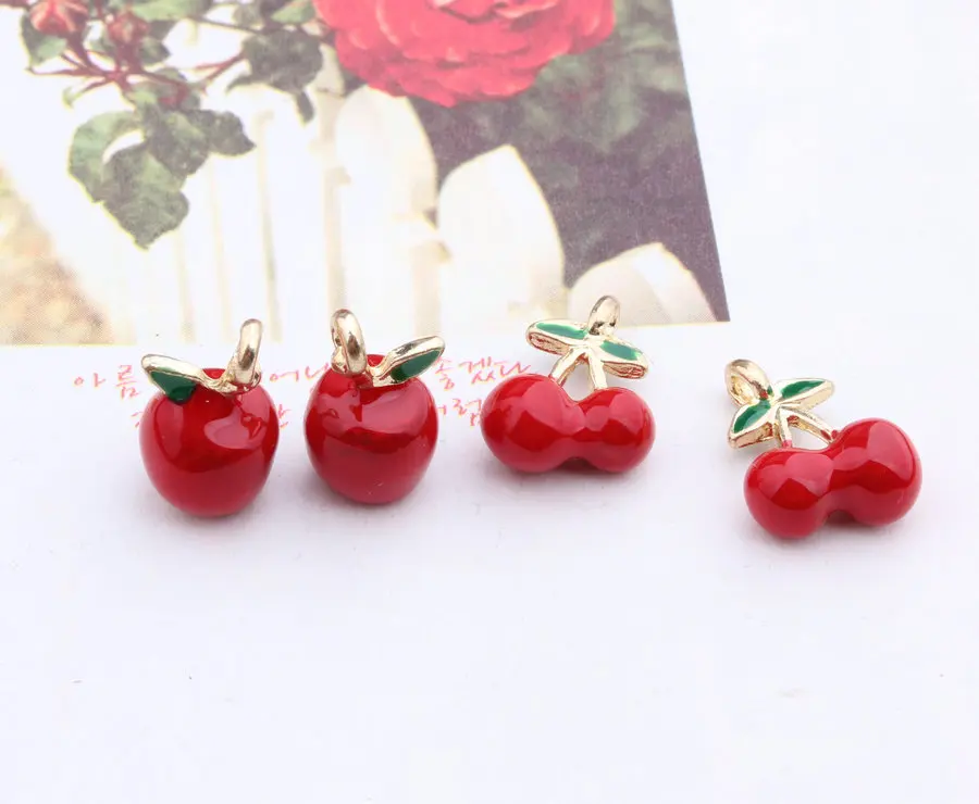 50 шт. подвеска в виде фруктов|red apple|apple pendantcharm fruit |