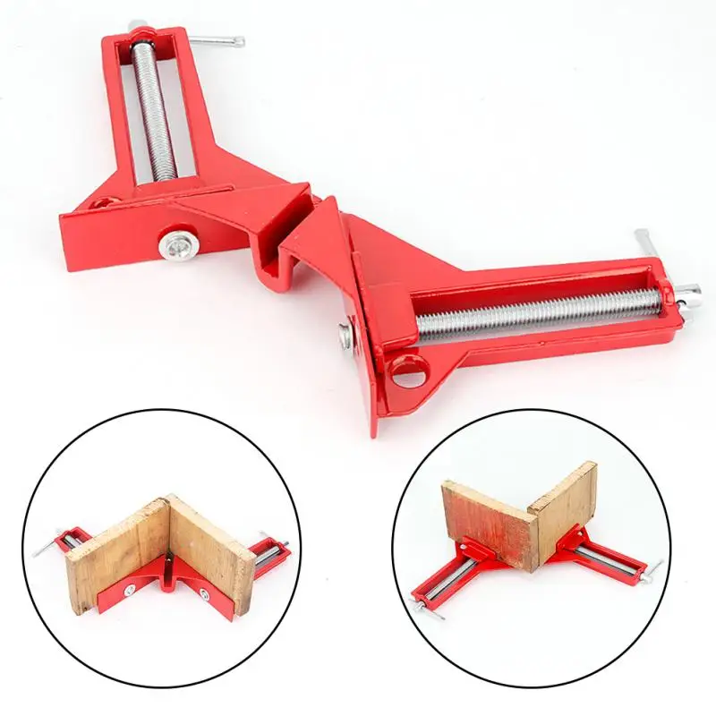 

4pcs 4inch Multifunction 90 degree Right Angle Clip Picture Frame Corner Clamp Mitre Clamps Corner Holder Woodworking Hand Tool