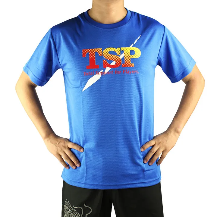 TSP 83501 майки для настольного тенниса, футболки для мужчин/женщин, одежда для пинг-понга, спортивная одежда, футболки для тренировок