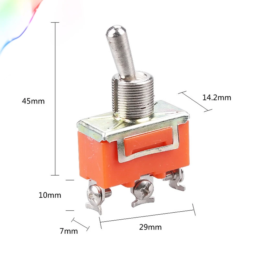 10 шт. E-TEN1121 3-контактный SPDT клавишный переключатель ON-ON 15A 250V тумблер хорошего