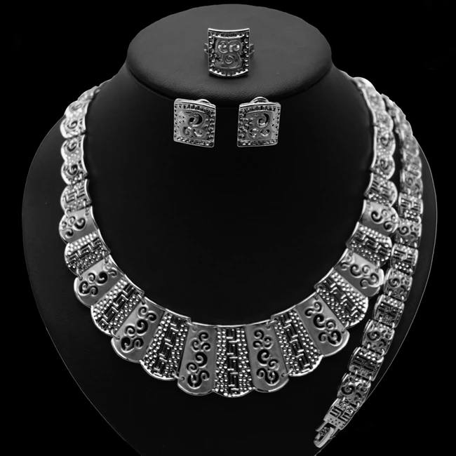 Yulaili 2018 Women Wedding Leaves Crystal Jewelry Sets Bridal Party Accessories Gold Color Necklace Beads Statement Jewerly | Украшения и