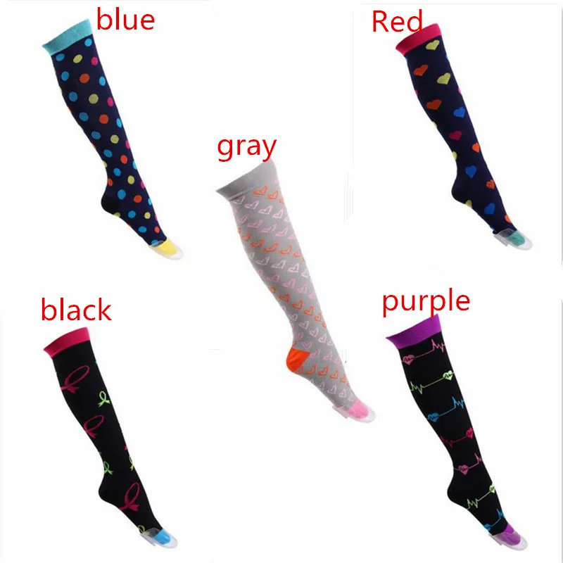 Волшебные Компрессионные носки для футбола спорта бега эластичные длинные