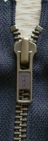 50 шт./лот, короткие, Ykk, металлическая молния, черный, винтажный, удерживающий конец, для кожаных сумок, карман, Швейные аксессуары - Цвет: 18cm