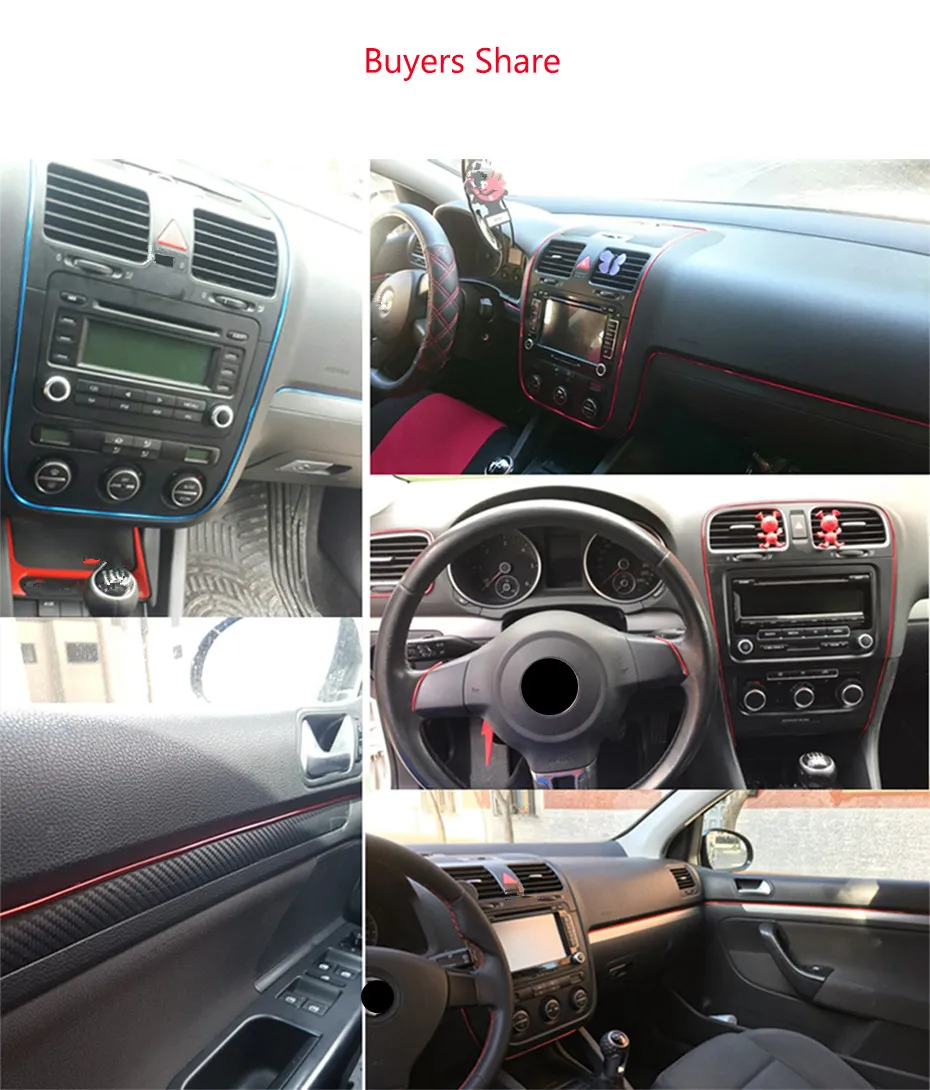 Украшение интерьера автомобиля Резьбовая вставка полоса для Ford Focus MK2 MK3 MK4 kuga Escape