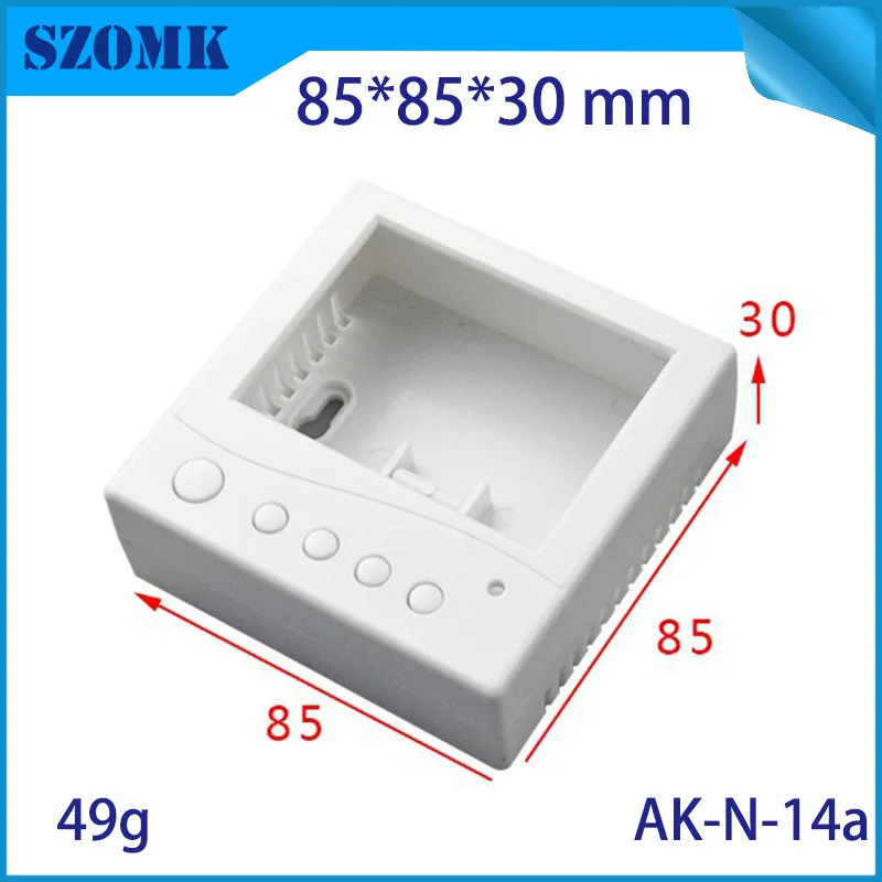 Пластиковый корпус szomk для электроники 4 шт. 85*85*30 мм 2 держателя аккумулятора AA