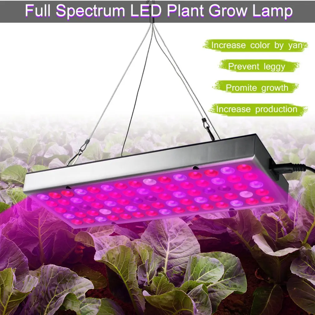 45 Вт 25 Led Grow Light панель красный синий белый ИК УФ полный спектр для комнатной