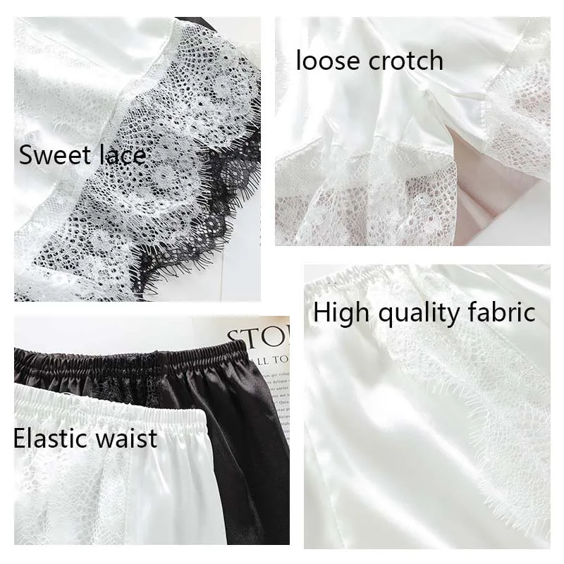 Летние кружевные ресницы Короткие штаны для женщин анти трения короткие
