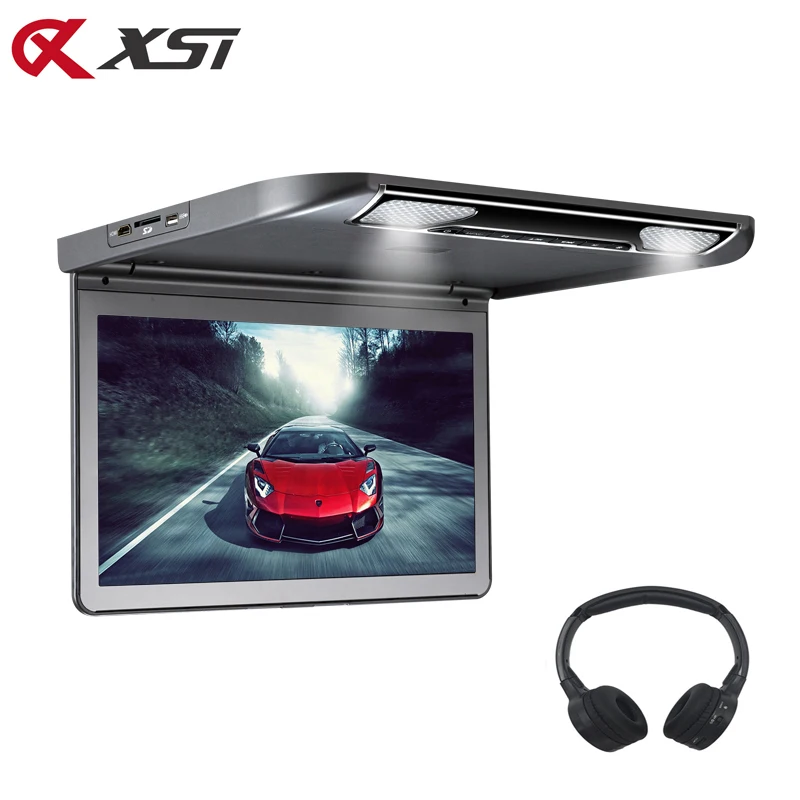 Флип монитор XST 13 3 с креплением на крышу Полноразмерным экраном 1920x1080 MP5 плеером