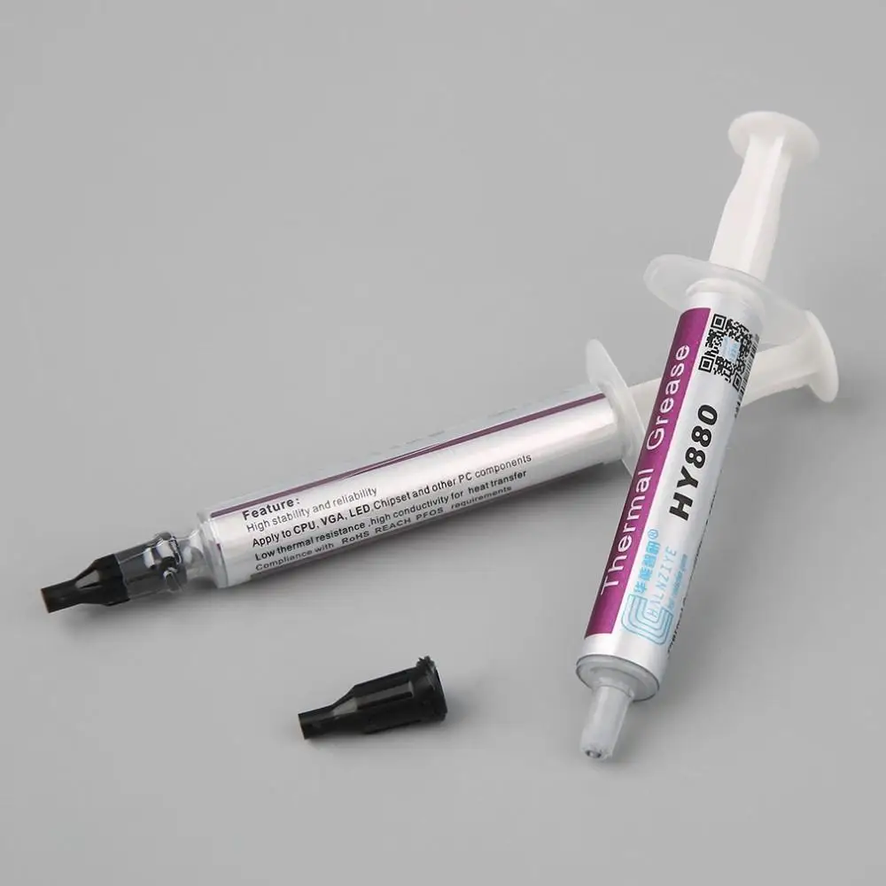 Серый 62 г термопаста охлаждает трубки электроники радиатор охлаждающий жир