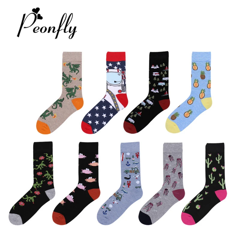

Носки мужские PEONFLY, хлопок, цвет в ассортименте, 1 пара