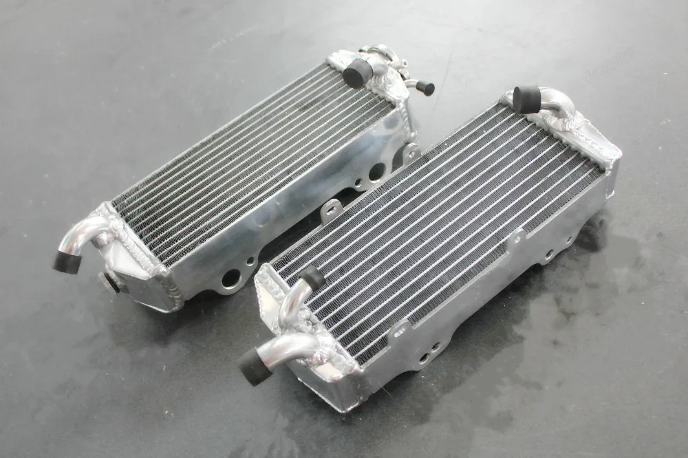 Для KTM 250/400/450/520/525/530/540 EXC/MXC/XC W 2003 2007 w/модель вентилятора L & R радиатор из