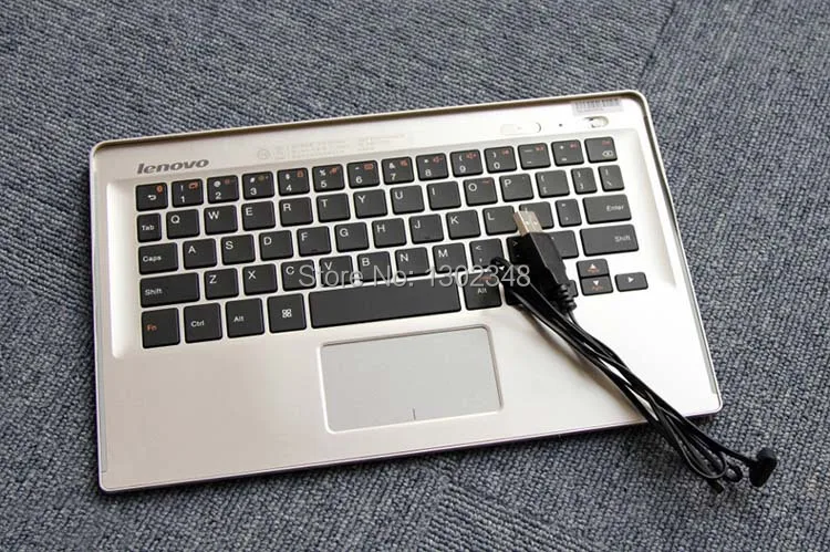 Беспроводная металлическая клавиатура с русской/ивритом/испанской раскладкой