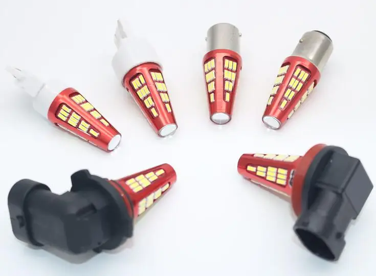 2x1156 BA15S 1157 ba15d T20 7443 7440 T25 3156 H11 H8 9006 hb4 39 SMD 4014 автомобильный противотуманный
