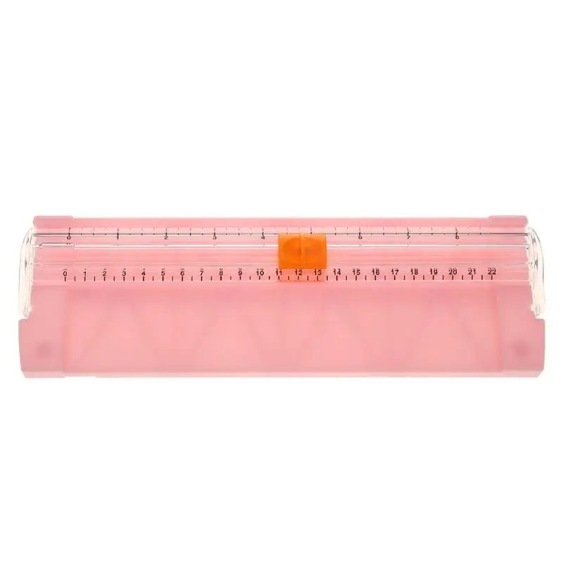 Pink Портативный мини A5 точность Бумага обрезные станки 5-8 листов Вырубной Станок для скрапбукинга "сделай сам" Бумага s резак для резки мат инструменты - Цвет: Pink