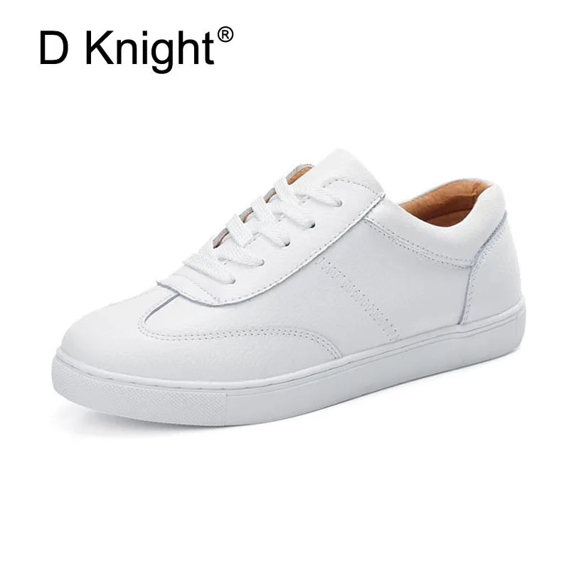 Женские повседневные туфли из натуральной кожи на шнуровке повседневная обувь