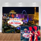 Фон Лас-Вегас Блестящий ночной город фон для фотографии украшение для темативечерние фон для фотостудии здание мексиканского
