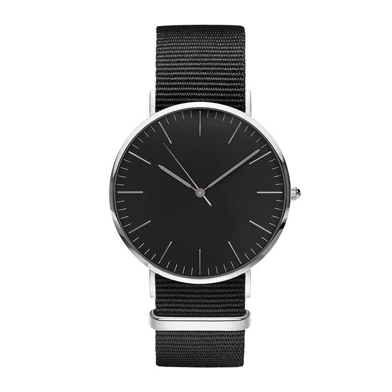 Новые модные высококачественные роскошные Брендовые женские часы 36 мм нейлон