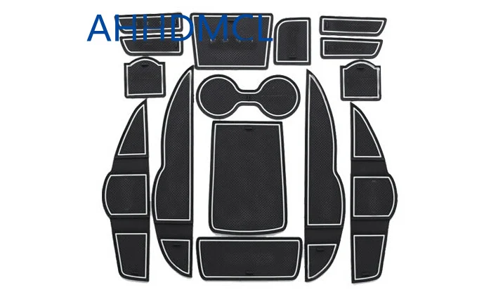 

Car Door Gate Slot Mats Cup Armrest Storage Pad Mat For Kia Sorento 2013