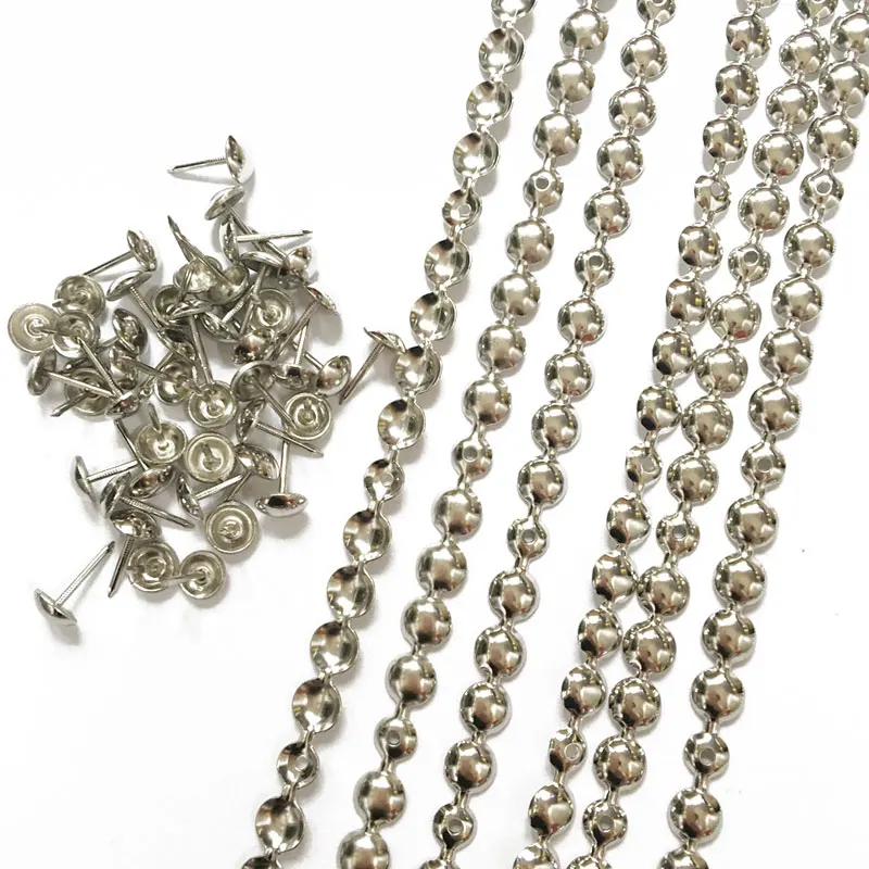 9.5mm Nickel 10M Обивка дивана полоски для ногтей 10 метров 9.5mm11mm16mm латунные никелевые бронзовые декоративные ленты для ногтей, гвозди для обивки - Цвет: 9.5mm Nickel 10M