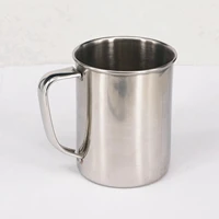 500ml chemistry laboratory stainless steel measuring beaker cup with pour spout
