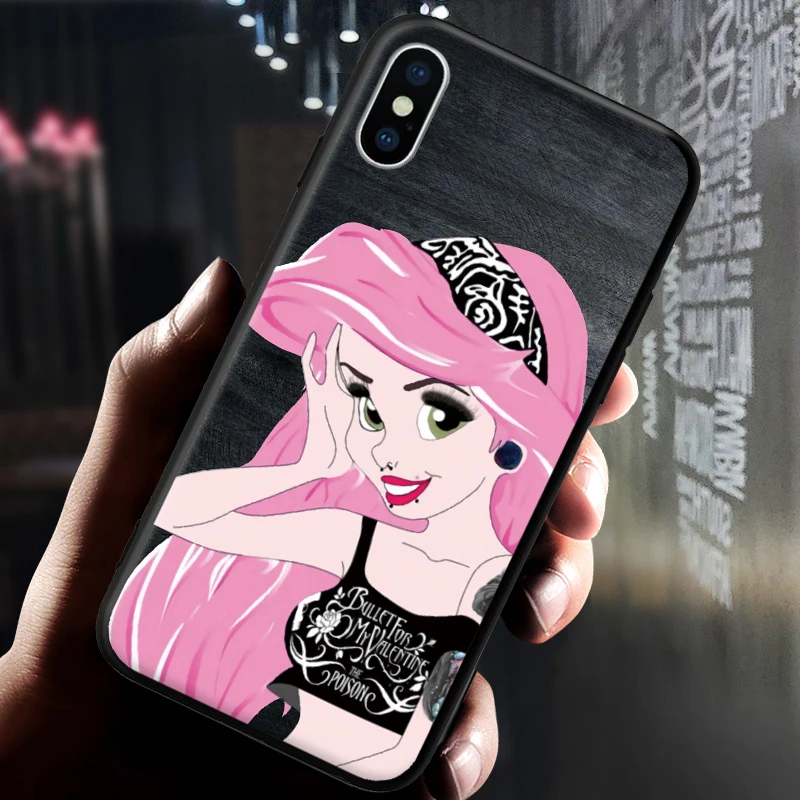 Красивый чехол для телефона с рисунком принцессы iPhone 5 5S SE 6 6S 7 8 Plus X XR XS Max |