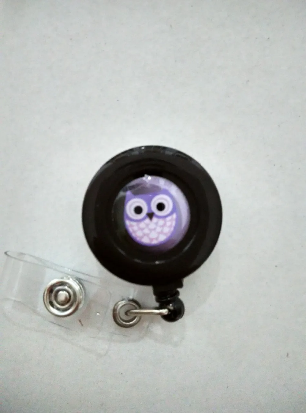 

Owl Retractable Reel ID Badge ID Card Holder Clip 10pcs/lot