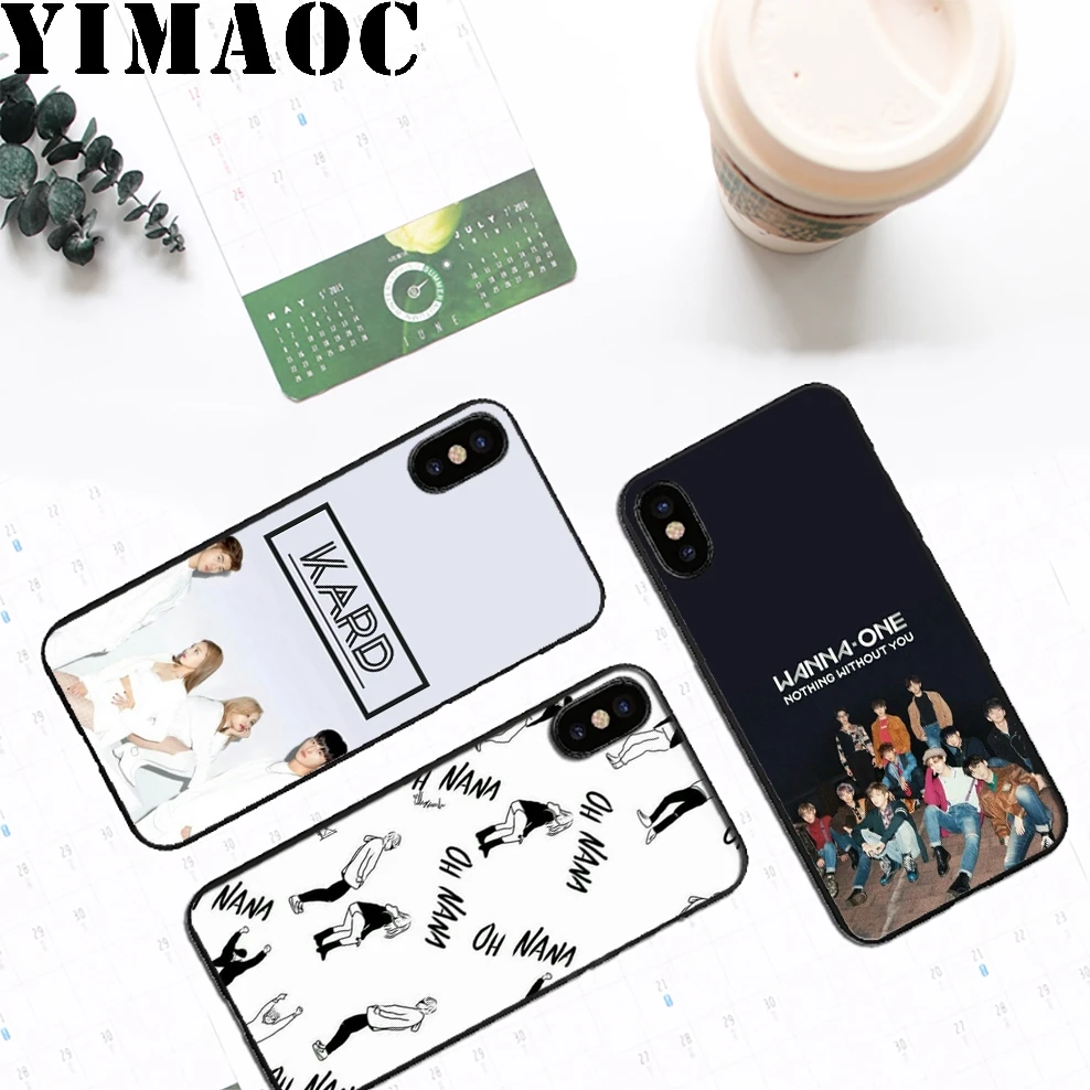 YIMAOC Kard Bands Wanna One Мягкий силиконовый чехол для iPhone 11 Pro Xr Xs Max X или 10 8 7 6 6S Plus 5 5S SE -