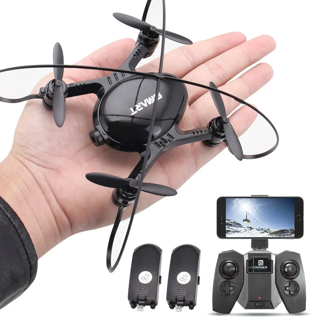 Квадрокоптер EBOYU(TM) FY603HW Радиоуправляемый Дрон с Wi Fi камерой FPV игрушечным