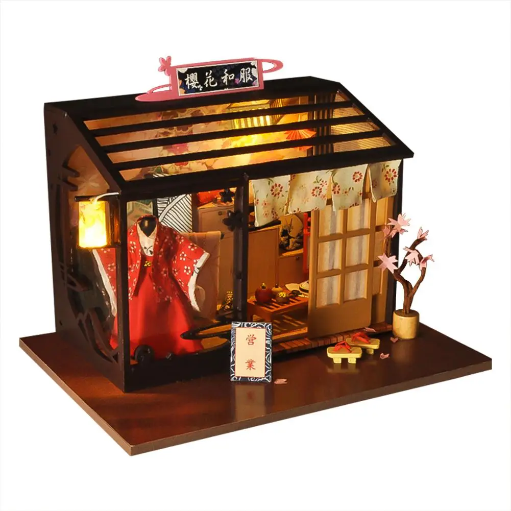 DIY дача инновационная модель ручной работы мир Ретро магазин серии кабина