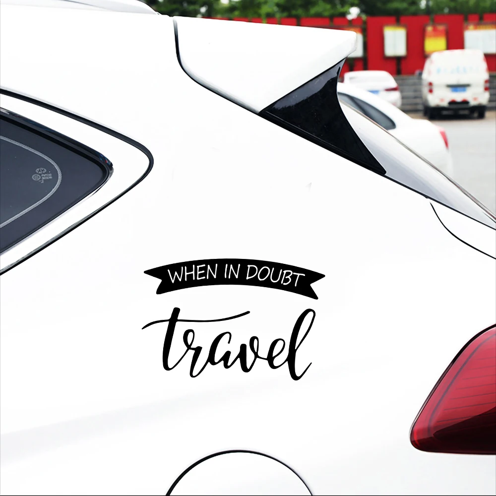 В сомнений дорожные наклейки автомобильная наклейка украшение для стайлинга