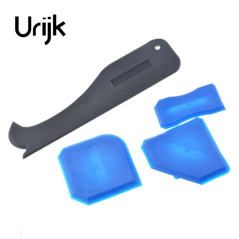 Urijk 4 шт./компл. стеклянная лопатка для клея силиконовая гелевая пищалка герметик