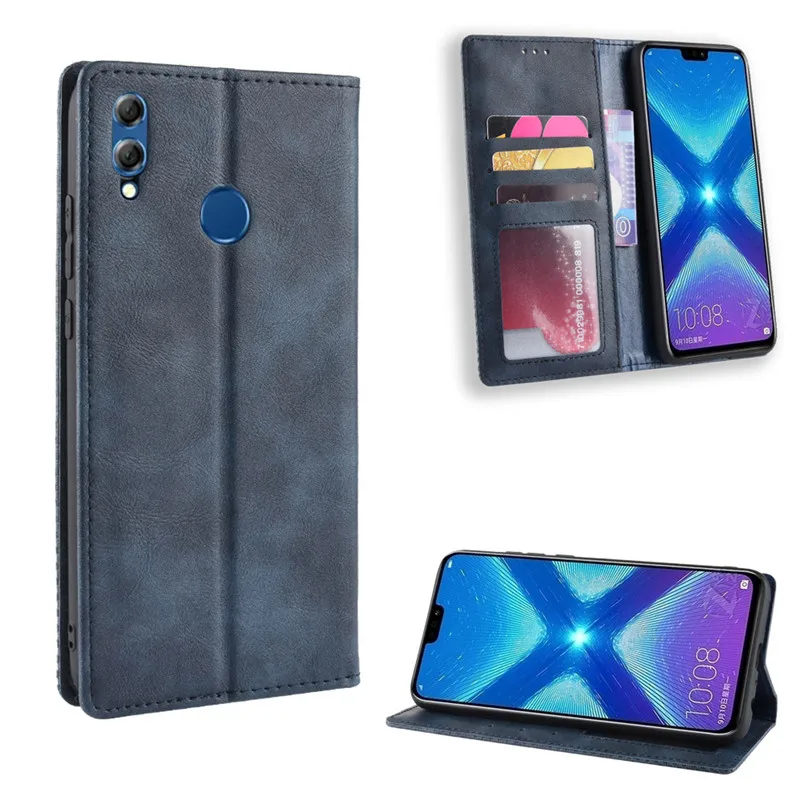 Чехол книжка для Huawei Honor View 10 lite Магнитный чехол бумажник с подставкой карт чехлы