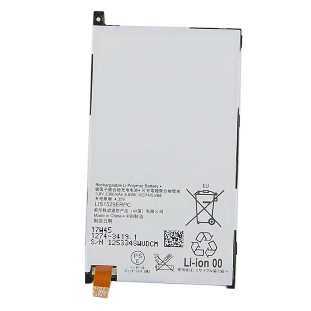 Литий-ионный аккумулятор высокого качества 2300 мАч LIS1529ERPC для Sony Xperia Z1 mini Compact D5503