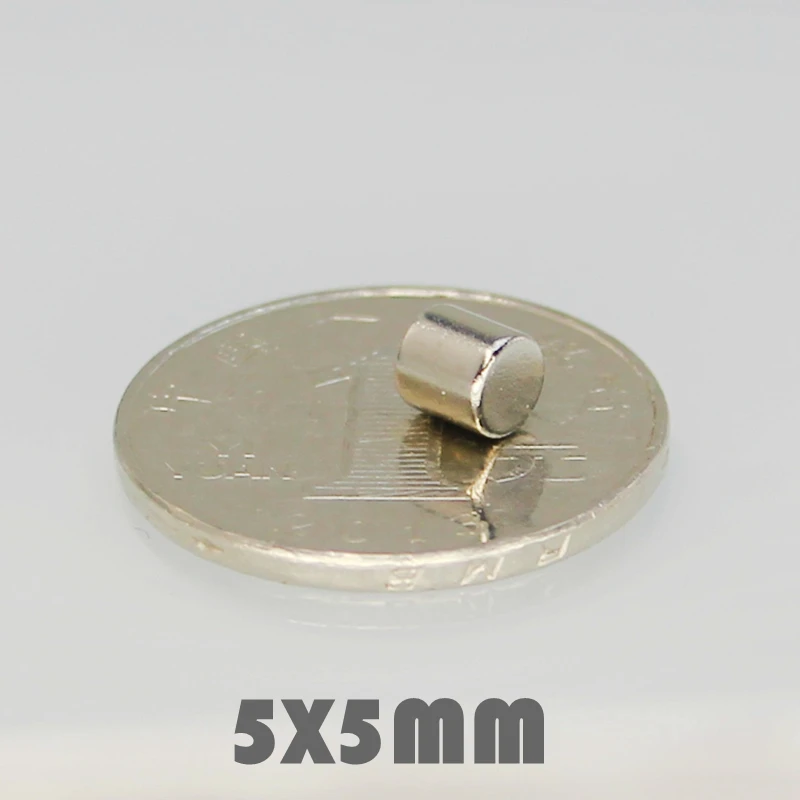50/100/200 шт 5x5 мм Неодимовый Магнит Сильные круглые магниты N35 диск 5*5 поисковый