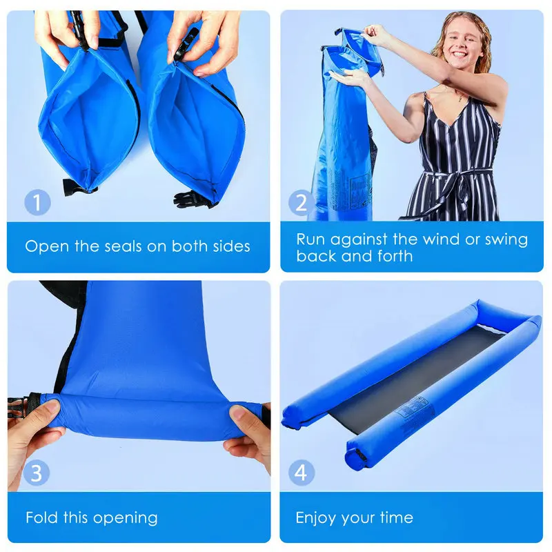 Надувной бассейн портативное плавающее кресло шезлонг водный гамак для взрослых